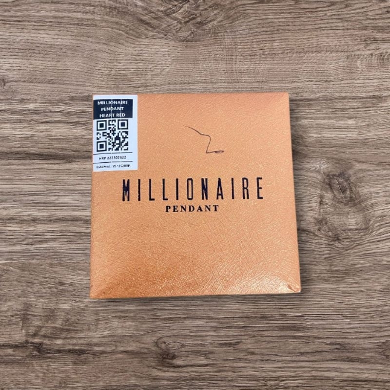 MILLIONAIRE PENDANT HEART RED LIMITED EDITION KALUNG KESEHATAN