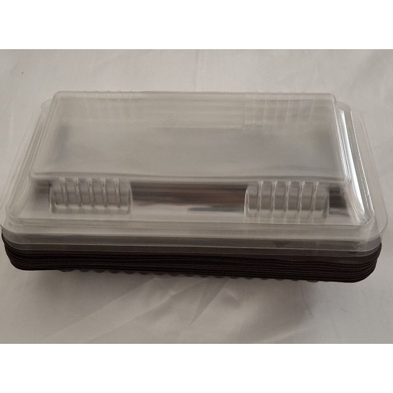 Mika Brownies | box brownies | wadah mika plastik 20x10 cm isi 9pc