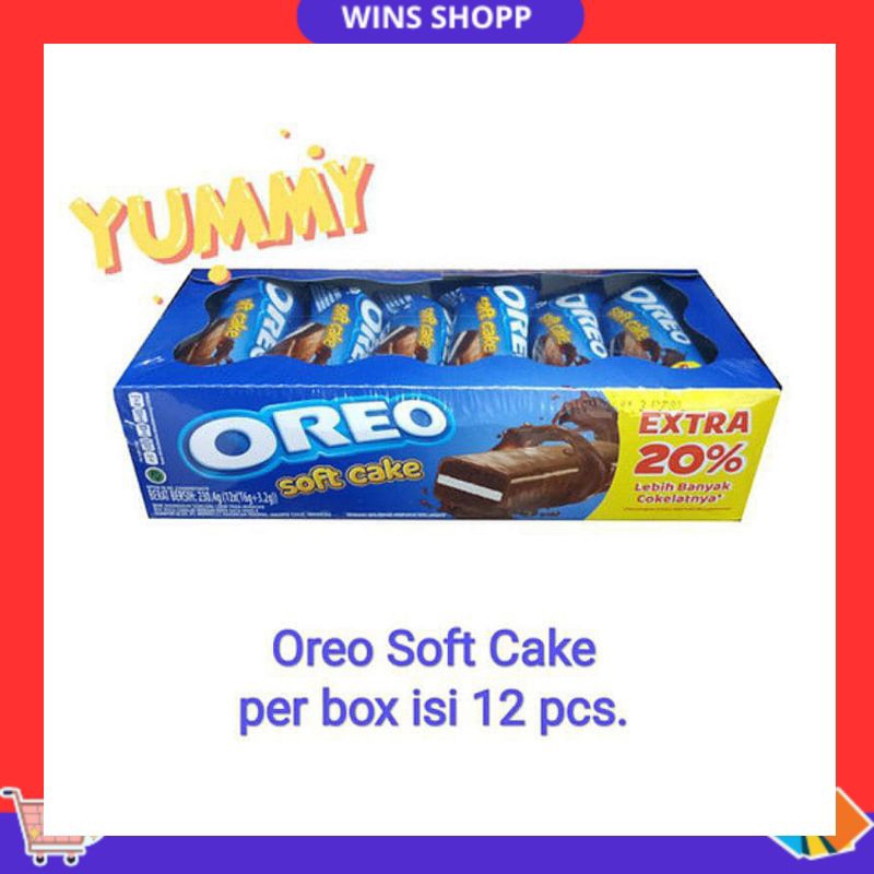 

OREO SOFT CAKE 1 BOX ISI 12 PCS