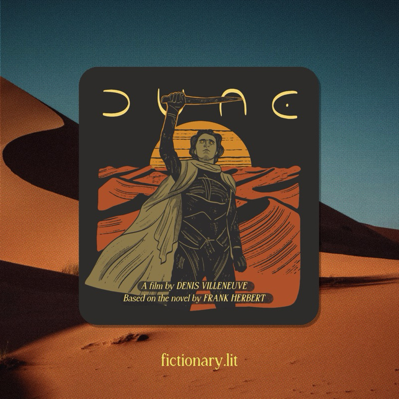 

Dune Vinyl Sticker - Book to Movie Series