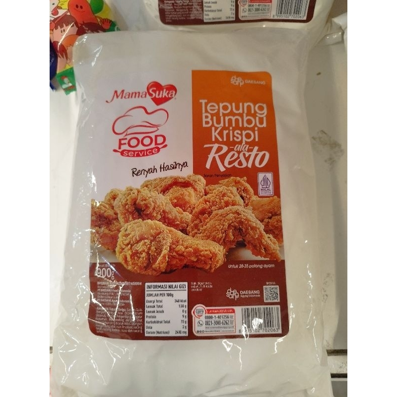 

Tepung bumbu crispy mamasuka 900gr
