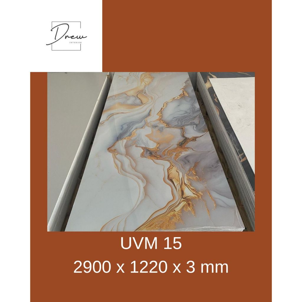 UV MARBLE GOLD SILVER