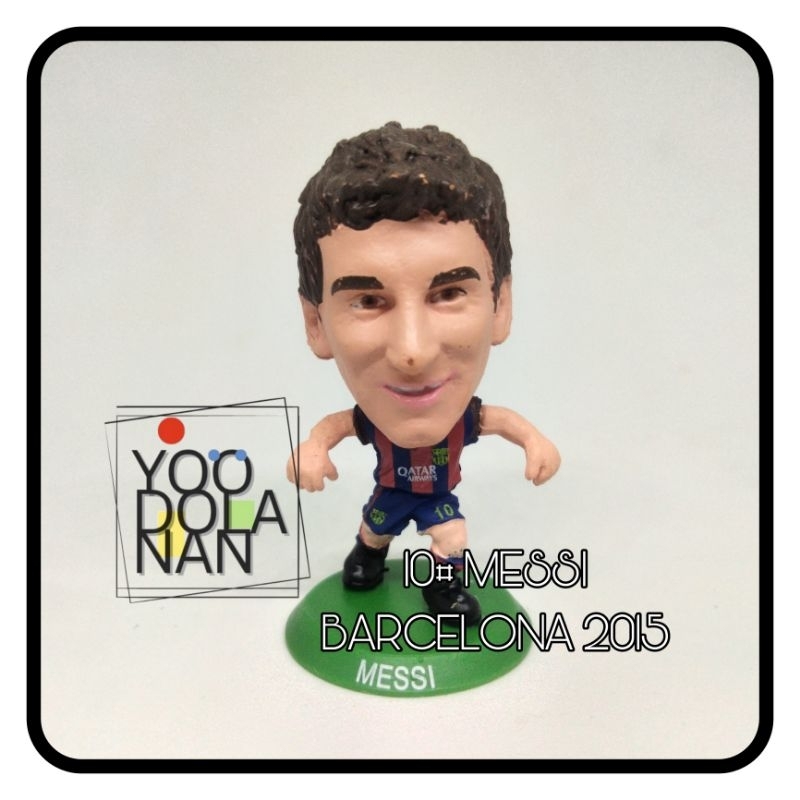 10# MESSI - BARCELONA 2015 CORINTHIAN SOCCERSTARZ MICROSTARS FIGURE PEMAIN BOLA