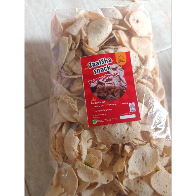 

basreng bulat renyah pedas gurih 500gram