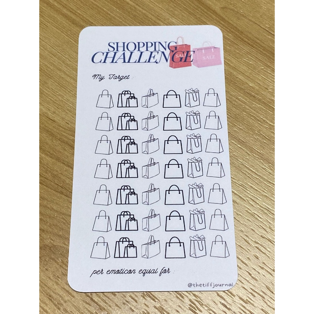 

SAVING CHALLENGE | CASH STUFFING | BUDGETING CARD - SHOPPING