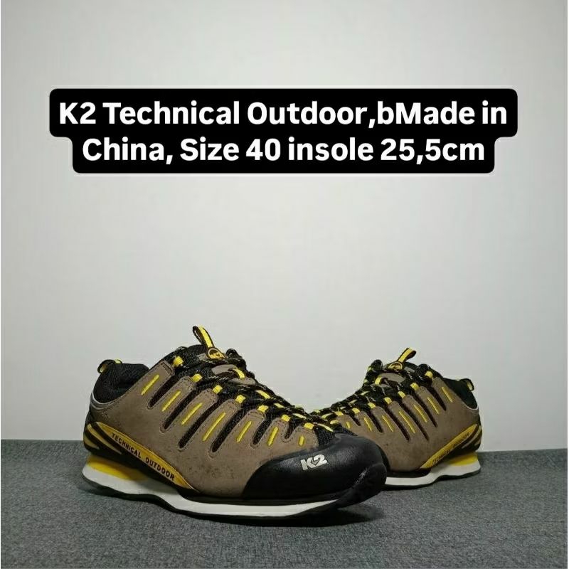 K2 Technical Outdoor Sepatu Hiking Trekking Trailrunning Traveling