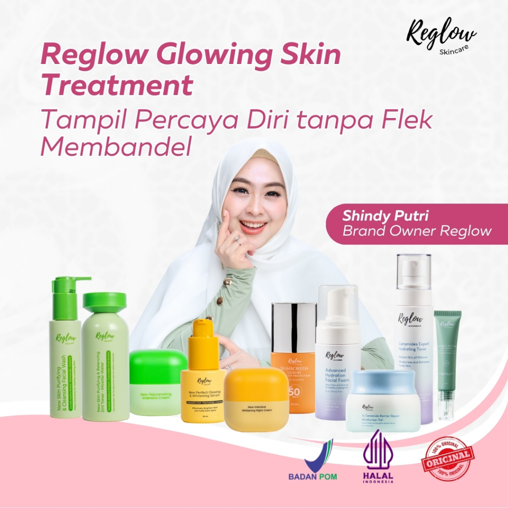 Reglow Skincare dr Sindy Original Official Store Reglow Paket Skincare