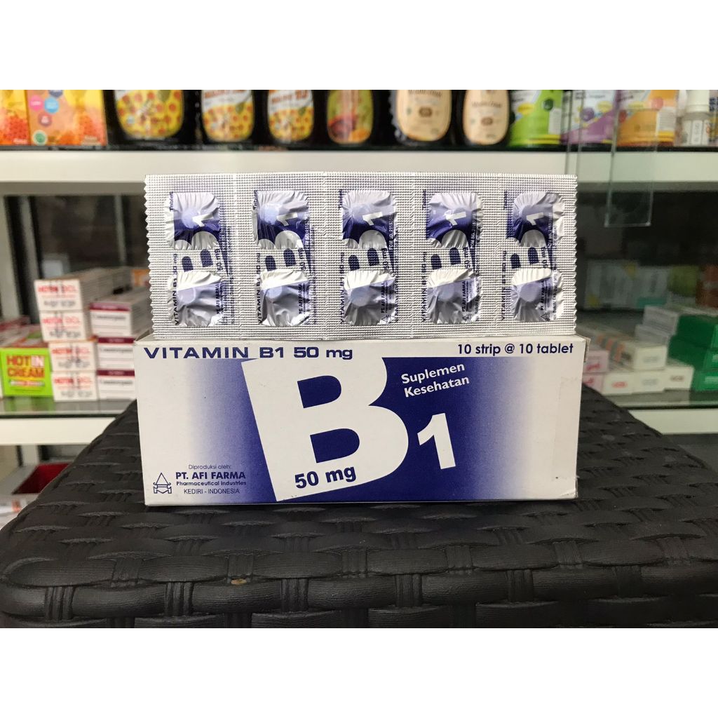 Vitamin B1 50 mg AFI | Suplemen Kesehatan Vitamin B1 - AFI FARMA