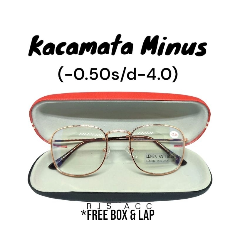 TERBARU - Kacamata Minus Antiradiasi Wanita Pria - Kacamata Minus Antiradiasi Terbaru Kacamata Minus