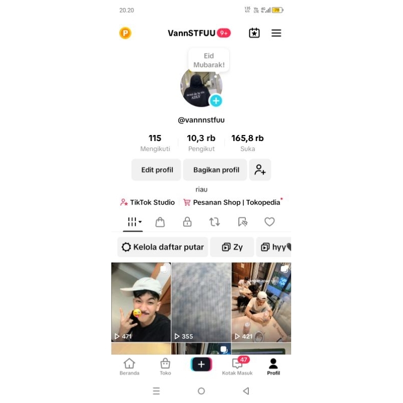 AKUN TIKTOK 10K FOLLOWERS REAL INDONESIA