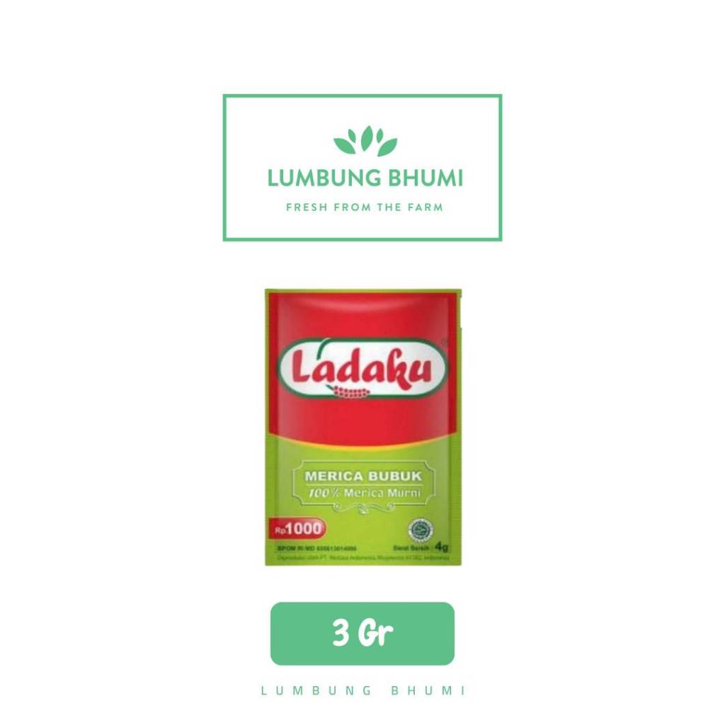 

LADAKU Merica Bubuk 3 Gr 1 Pcs - Lumbung Bhumi