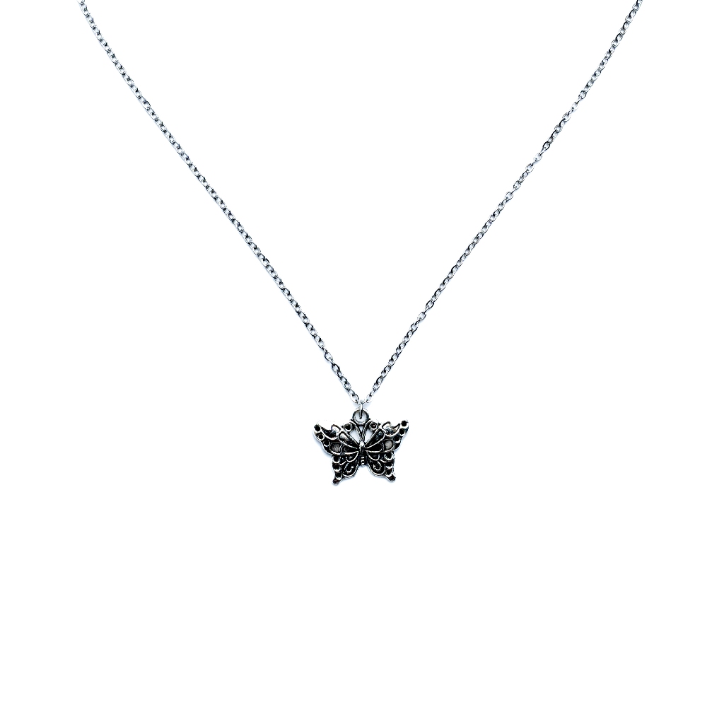 SILVER CHROME NEVERTHELESS NECKLACE