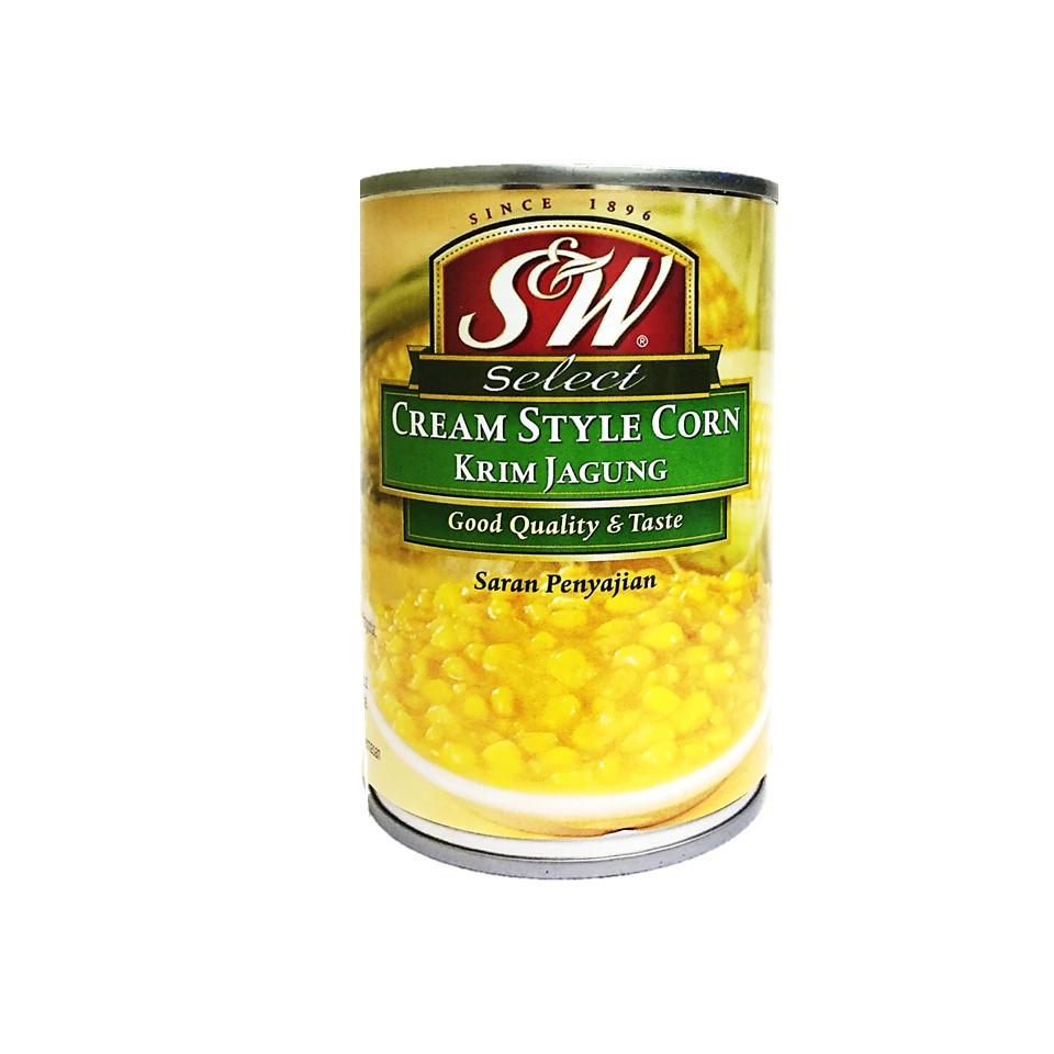

S&W SELECT CREAM STYLE CORN KRIM JAGUNG 425 GRAM