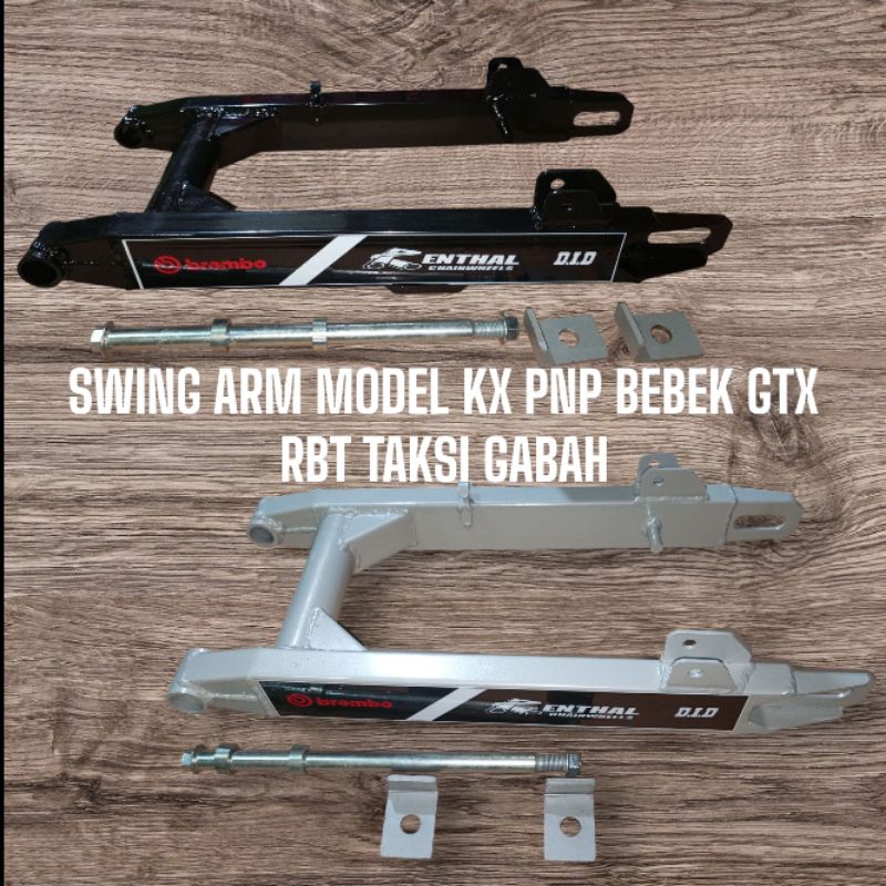 Swing Arm Model KX pnp Bebek GTX Custom Panjang 55cm Pnp Honda Blade REVO SUPRA KARISMA VEGA  ALL BE