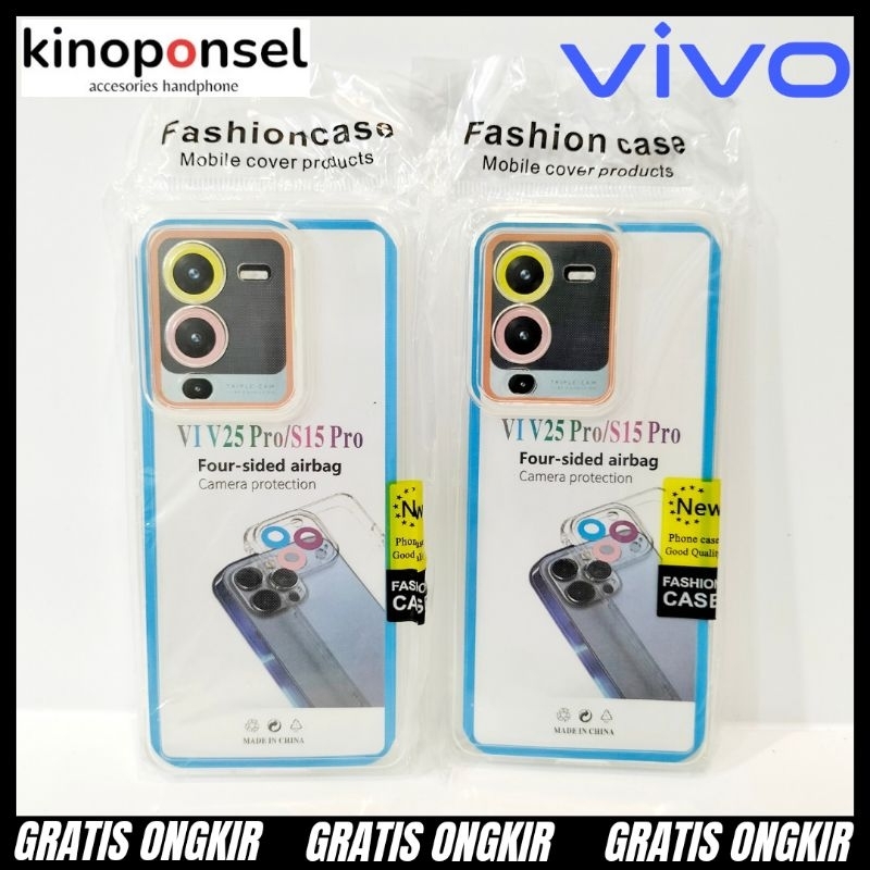 CASE HP VIVO V25 PRO 5G | Case Bening Premium Bahan Tebal Pelindung Kamera Silikon Softcase Camera P
