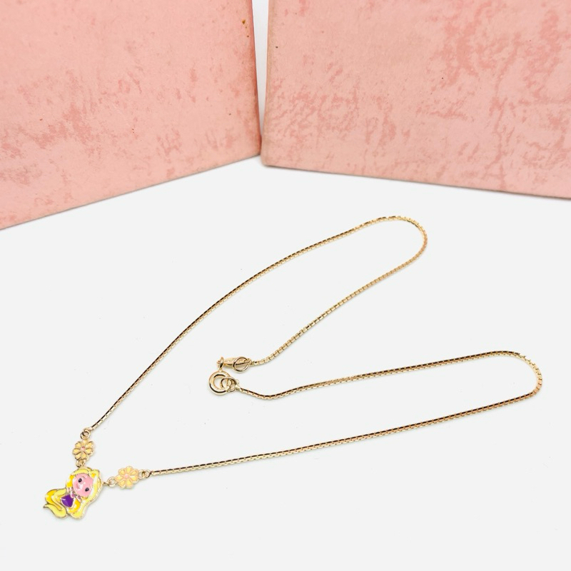 Kalung Anak Emas Asli kadar 375/8k muda pr cet