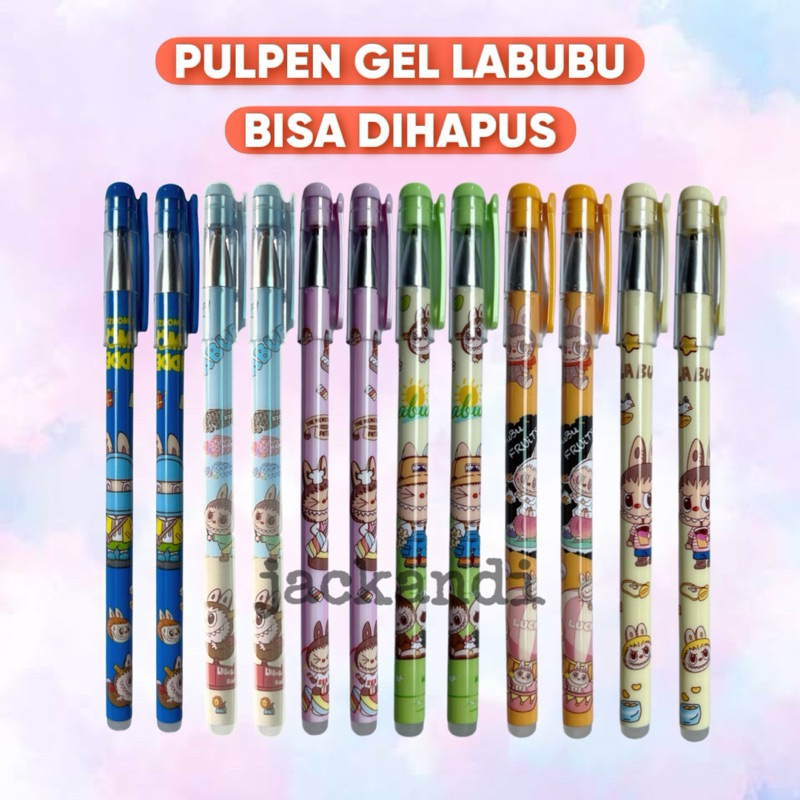 

Pulpen Anak Labubu Bisa Dihapus Erasable Pen Gel Lucu Imut Murah 0.5mm