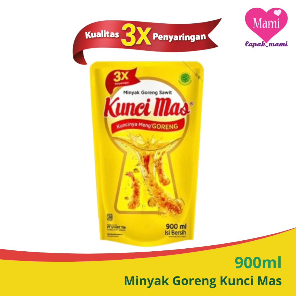 

Kunci Mas 900ml Minyak Goreng Kelapa Sawit