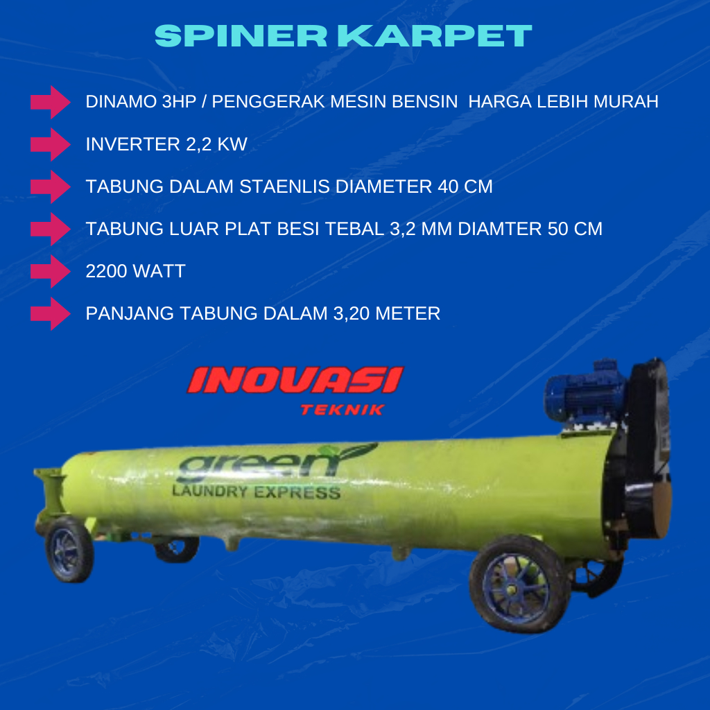 ALAT CUCI KARPET/MESIN PENGERING KARPET/SPINER KARPET