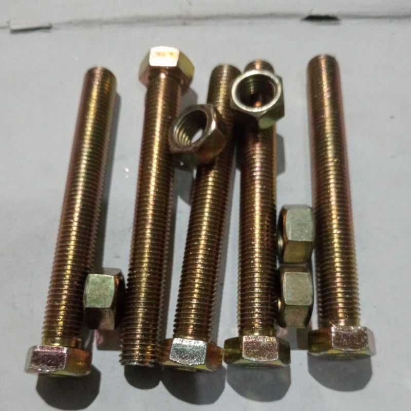 Baut Mur/Mur Baut Hex BMK M10x80mm(8cm)Kunci 14