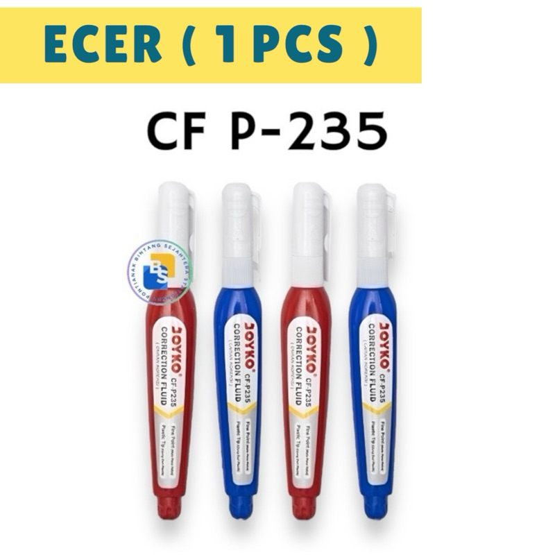 

1 Pcs - TIPEX CAIR PEN JOYKO MINI / CORRECTION FLUID MURAH CF-P235