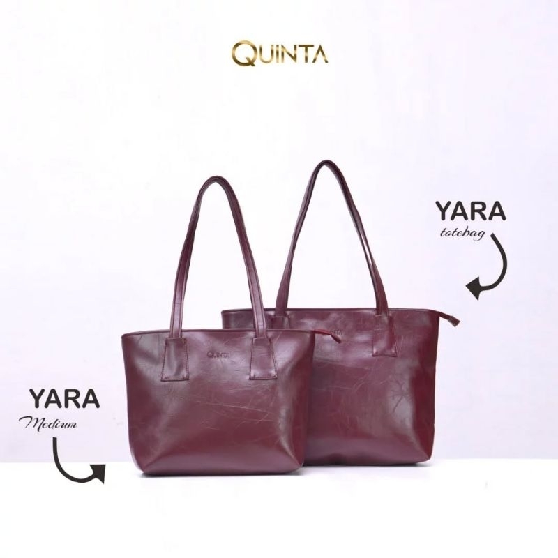 Yara Totebag Medium Size Totebag Wanita Elegan Tas Kuliah Quinta Anti Air Tas Multifungsi
