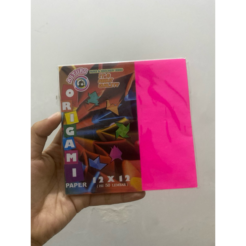 

Kertas Lipat Asturo 12 x 12 - Origami Paper Asturo 12 x 12 Isi 50 Lembar