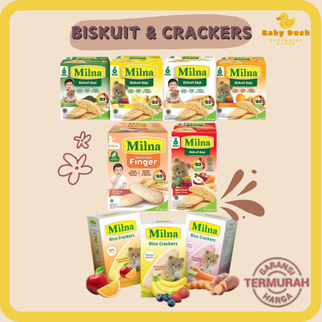 MILNA - BISKUIT & CRACKERS - BISKUIT BAYI - CEMILAN BAYI - CRACKERS BAYI