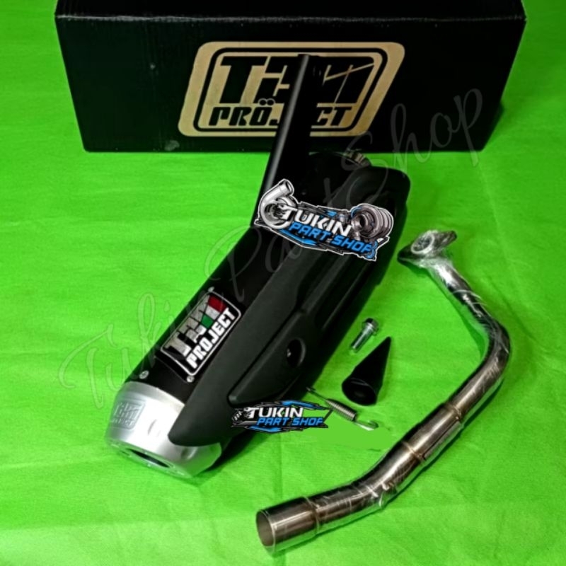 Knalpot tzm project racing Genio/knalpot tzm racing Beat new deluxe /knalpot tzm genio
