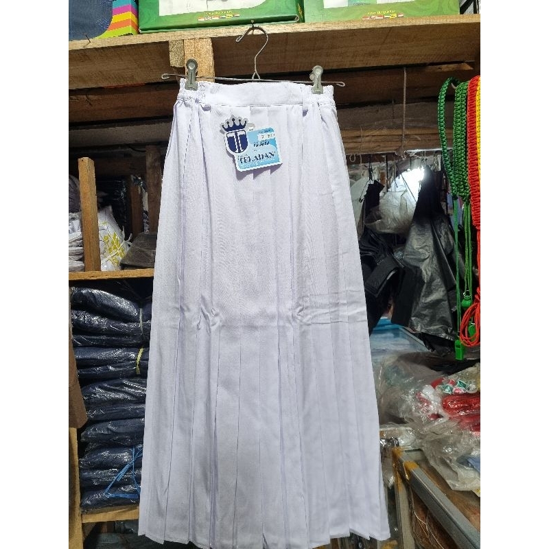 ROK SD PUTIH LIPIT-LIPIT MEREK TELADAN