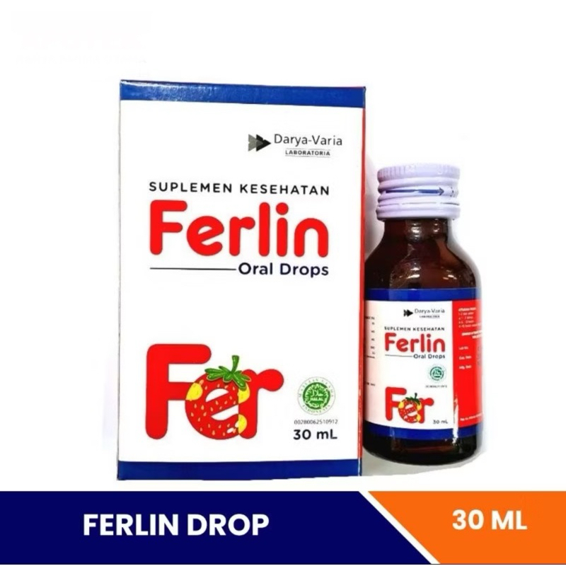 FERLIN DROP 30 ML | Suplemen Zat Besi untuk Bayi
