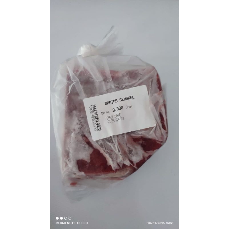 

Daging sengkel utuh 500gram