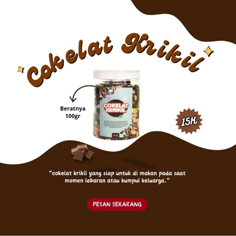 

Cokelat Krikil, Cemilan yang Menggugah Selera dan Menghibur