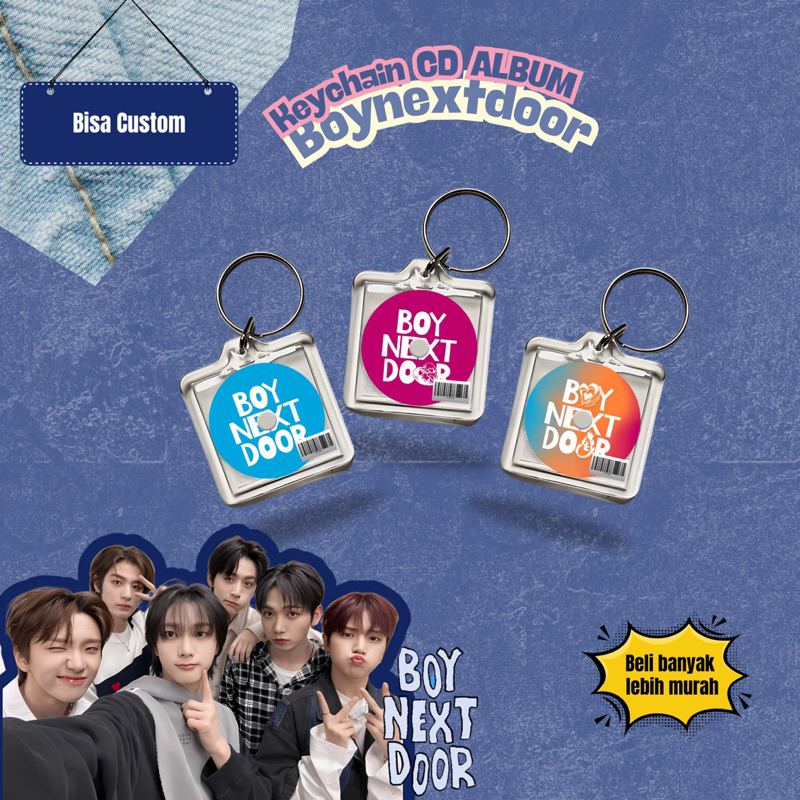 KEYCHAIN BOYNEXTDOOR/KEYCHAIN KPOP/ KEYCHAIN CD ALBUM