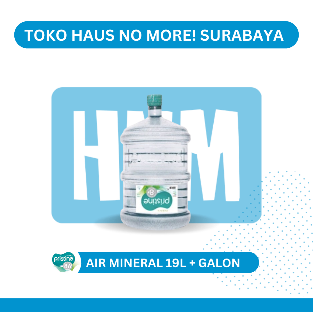 Pristine Air Mineral 19 Liter (Galon + Air Mineral)