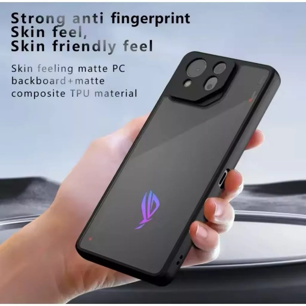 CASE ASUS ROG PHONE 6 | 7 | 8 | 9 PRO HARDCASE CLEAR MATTE ANTI YELLOW SOFT COVER
