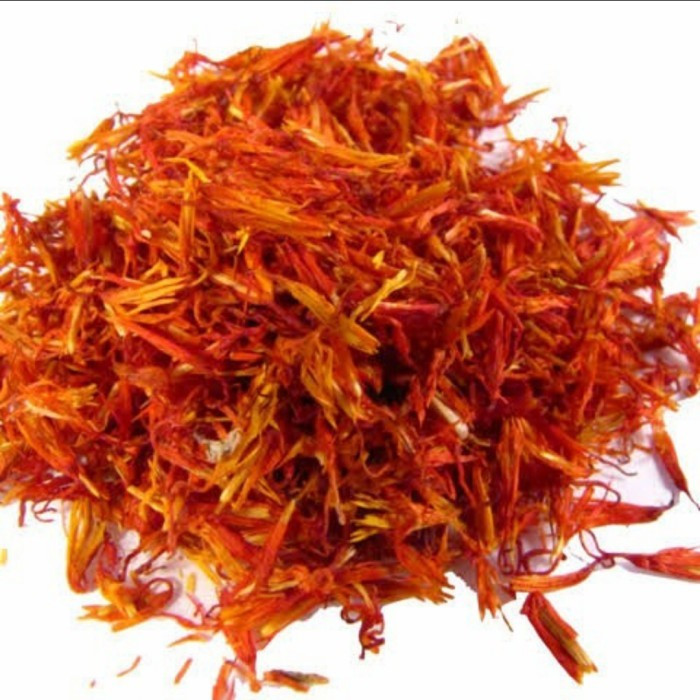 

50 GRAM HE HONG HUA CHINA SAFFLOWER SAFFRON FLOWER BUNGA MERAH 河红花