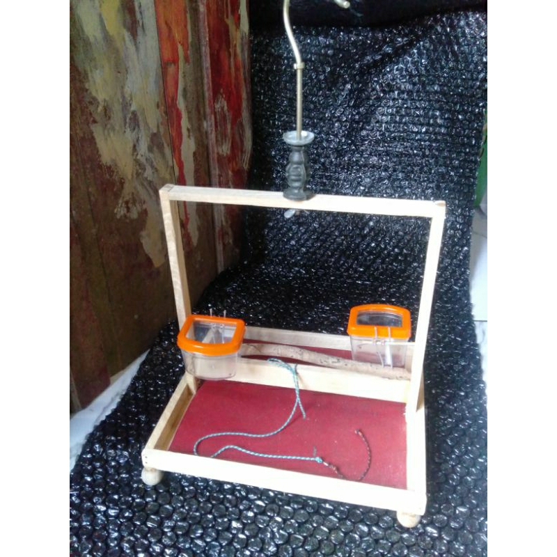 sangkar layang perkutut sangkar layang kutilang sangkar layang trucukan bonus tali dan wadah pakan