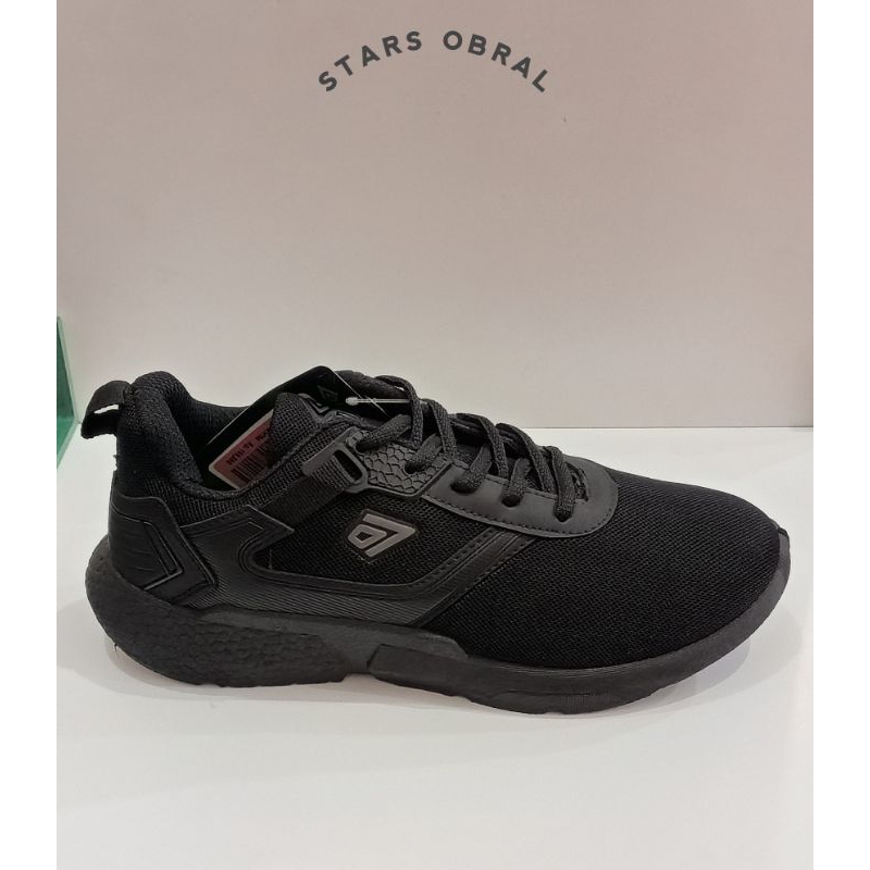 Sepatu Sport Pria Remaja Conae Metaverse Black Full