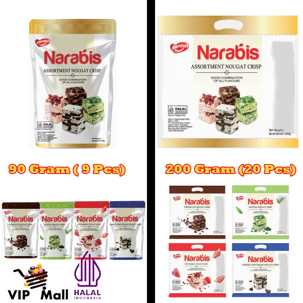 

Naraya Narabis Nougat Crisp 90Gr - 200Gr.