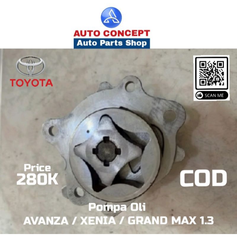 pompa oli avanza/xenia/grandmax 1300cc