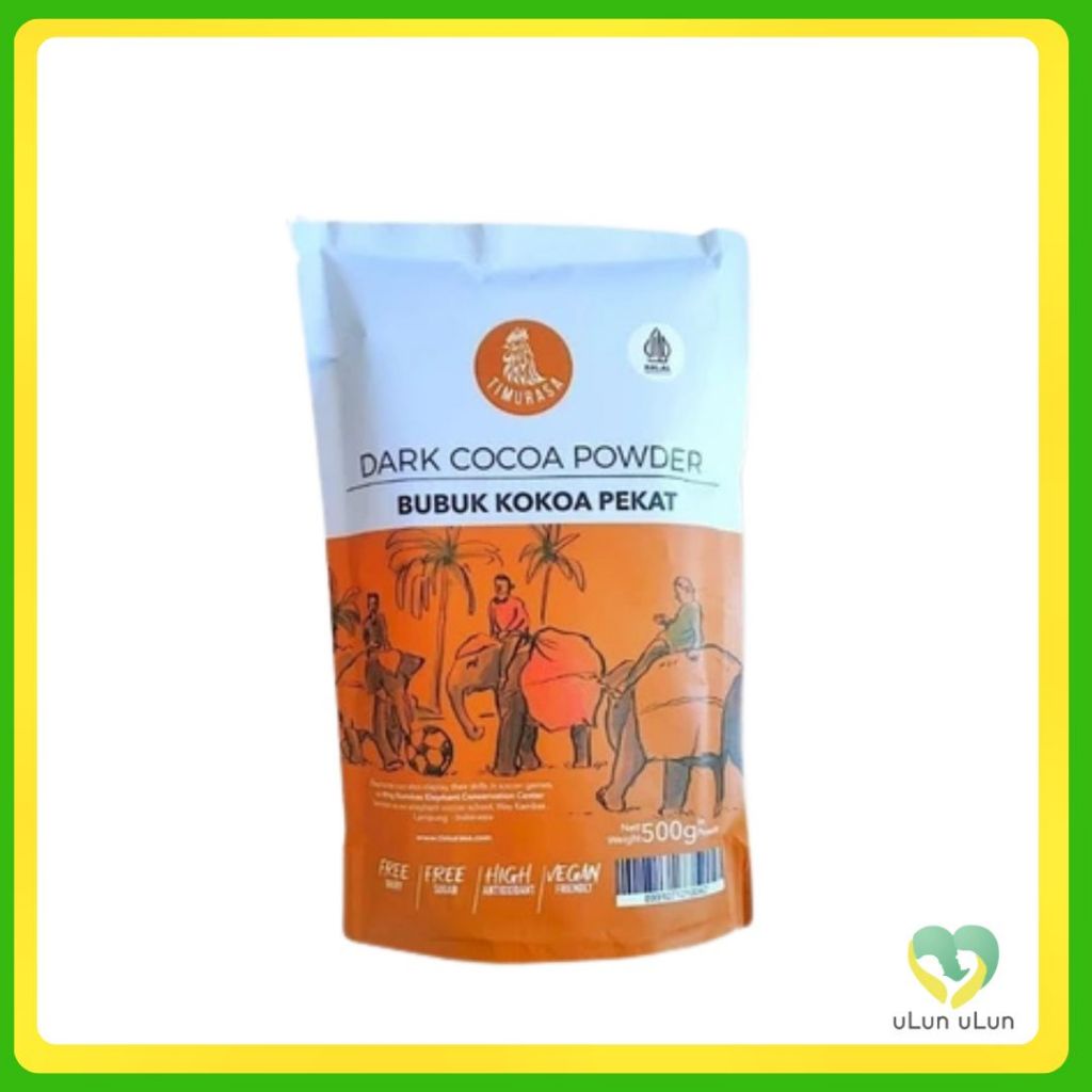 

Ulun Ulun Dark Cocoa Powder Timurasa| Bubuk Coklat 500gr Timur Rasa