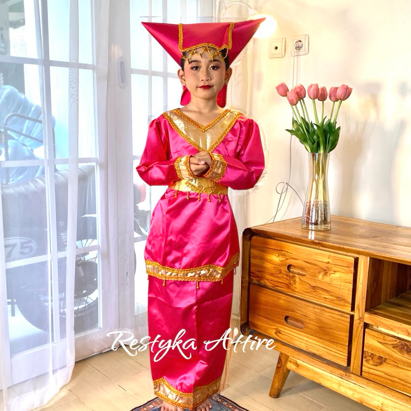Baju Adat Padang / Baju Tari Padang Baju KARNAVAL. PLUS AKSESORIS TANDUK