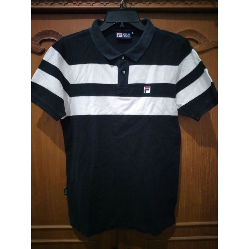 Kaus Polo Pria, Atasan Pria, Kaus Polo Pria/Wanita, Man Polo Shirt, FILA Italian Heritage, ORI, Pre-