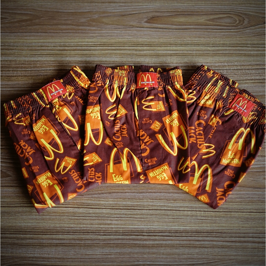 Travis Scott X Mcdonalds Breakfast Boxers