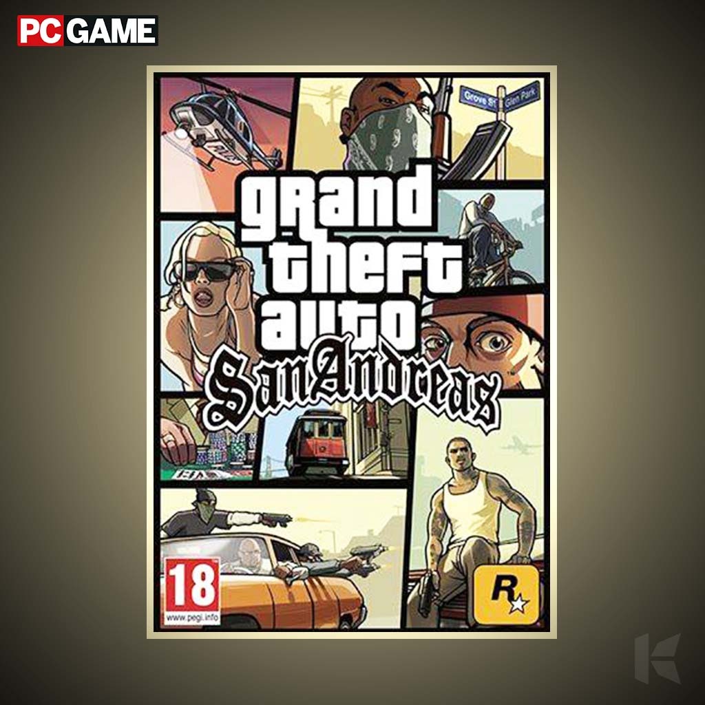 GRAND THEFT AUTO SAN ANDREAS - THE DEFINITIVE EDITION - GTA - PC GAME