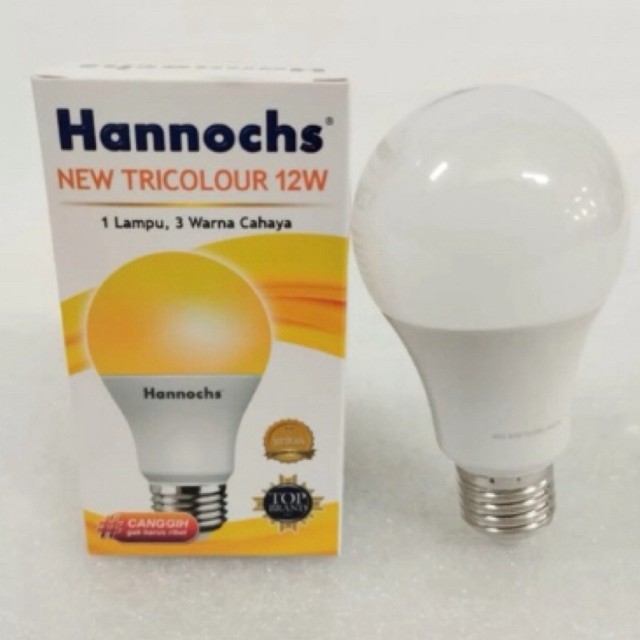 Hannochs Lampu LED Tricolour 12 Watt - Lampu Hannochs 12 Watt 3 warna