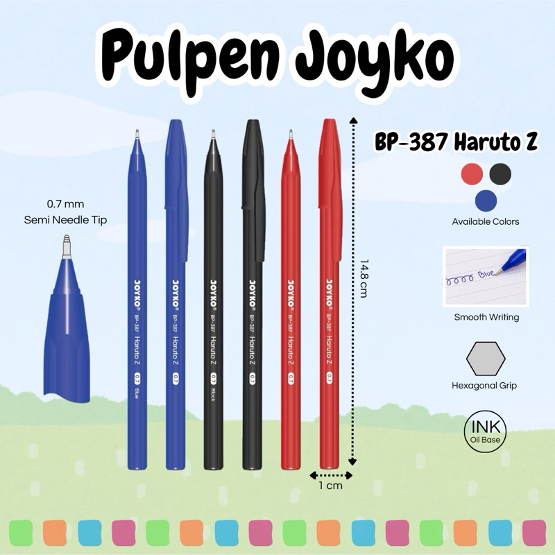

Ball Pen Pulpen Pena Joyko BP-387 Haruto Z 0.7 mm