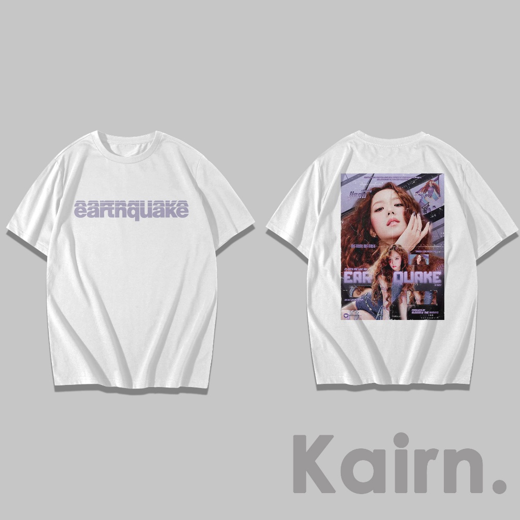 KAIRN - Kaos Jisoo Earthquake / Kaos Jisoo Blackpink / Kaos Kpop Fansmerch