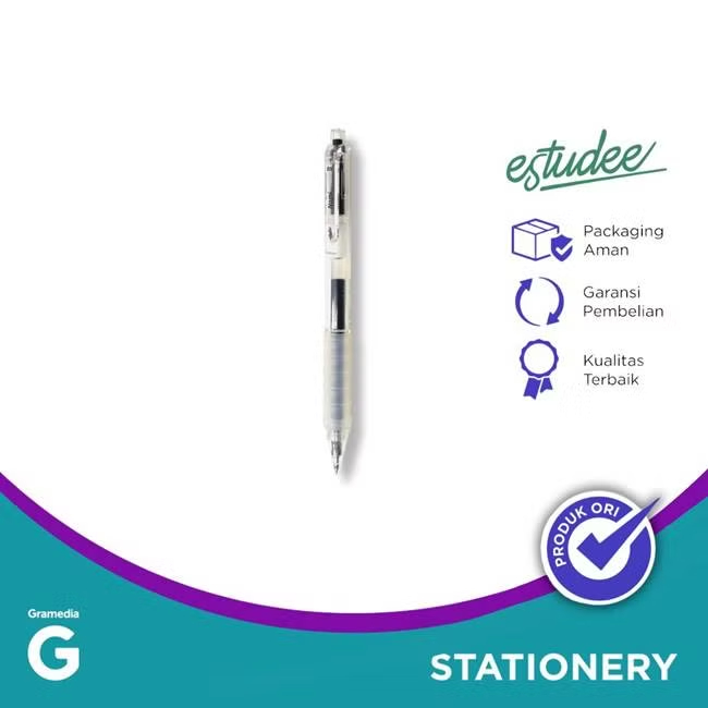 

Gramedia Tunjungan : Estudee Nami Gelpen 0.5 Ink Black Egp-27